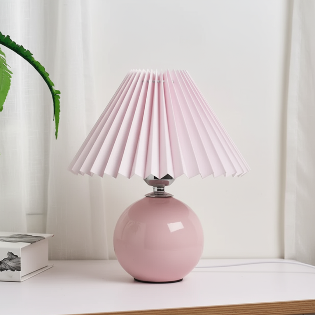 Tischlampe Faltenschirm