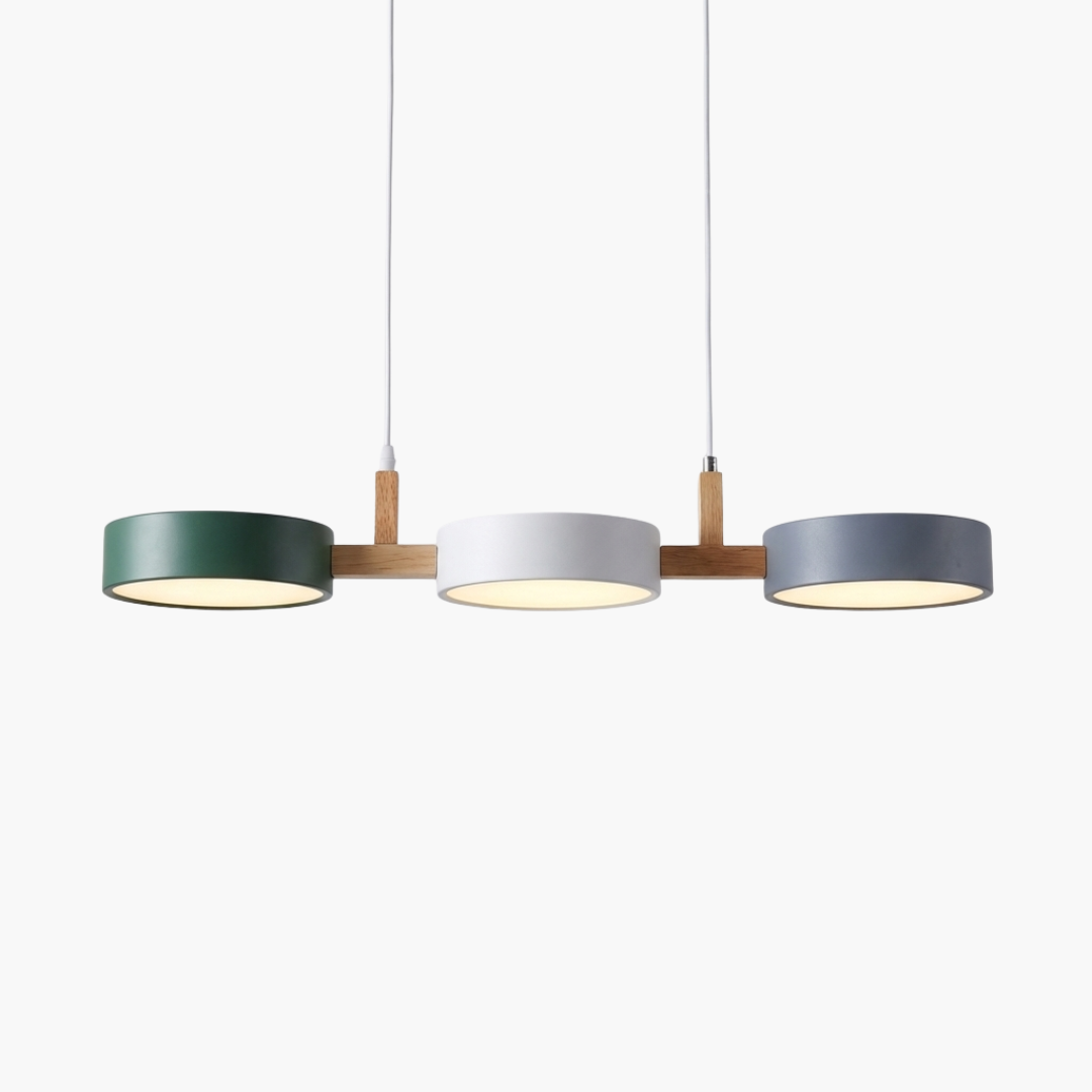 Pendelleuchte Dreifach Rundpanel