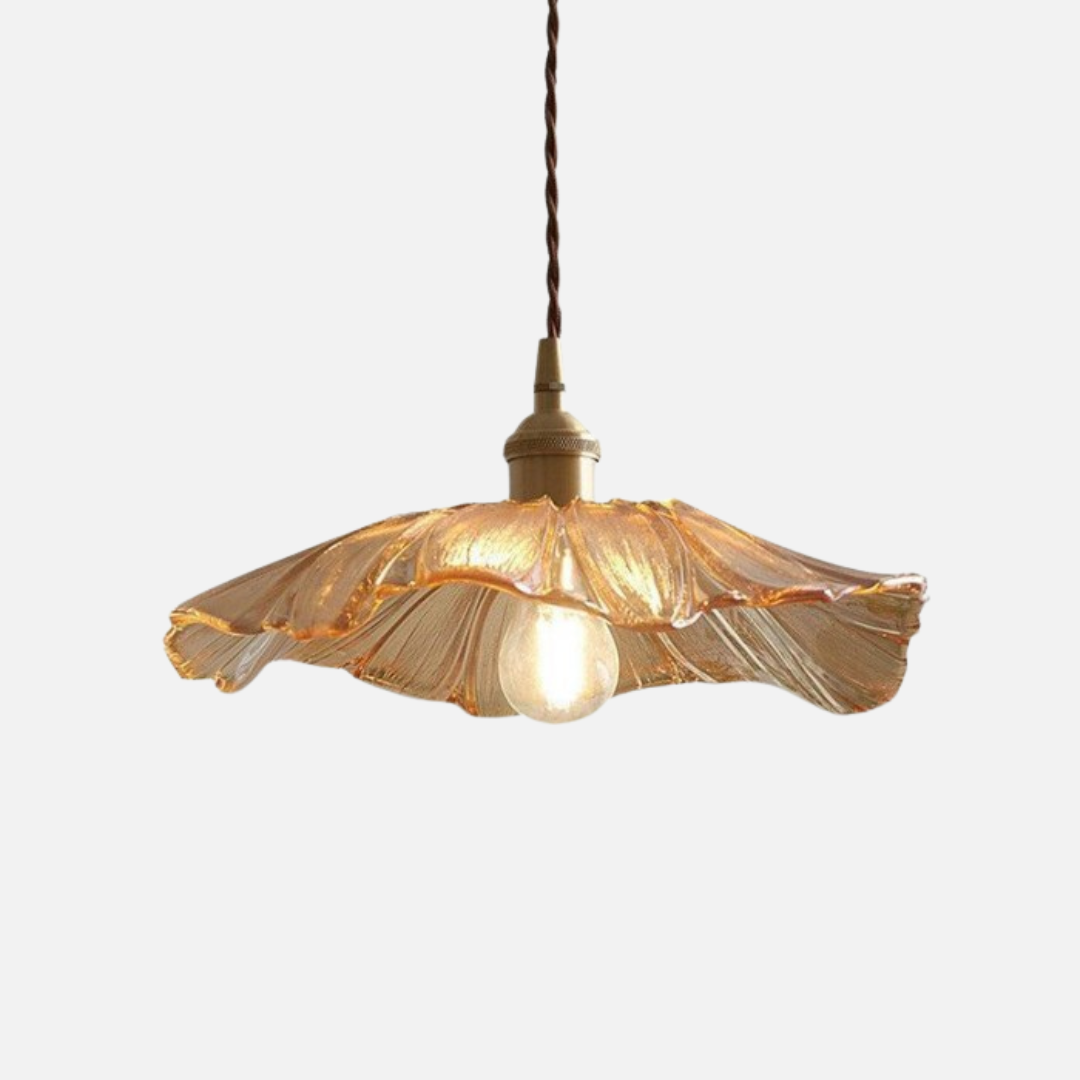 Pendelleuchte Lotus Schirm Lampe