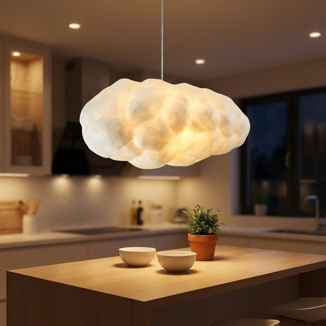 Pendelleuchte Wolke Form