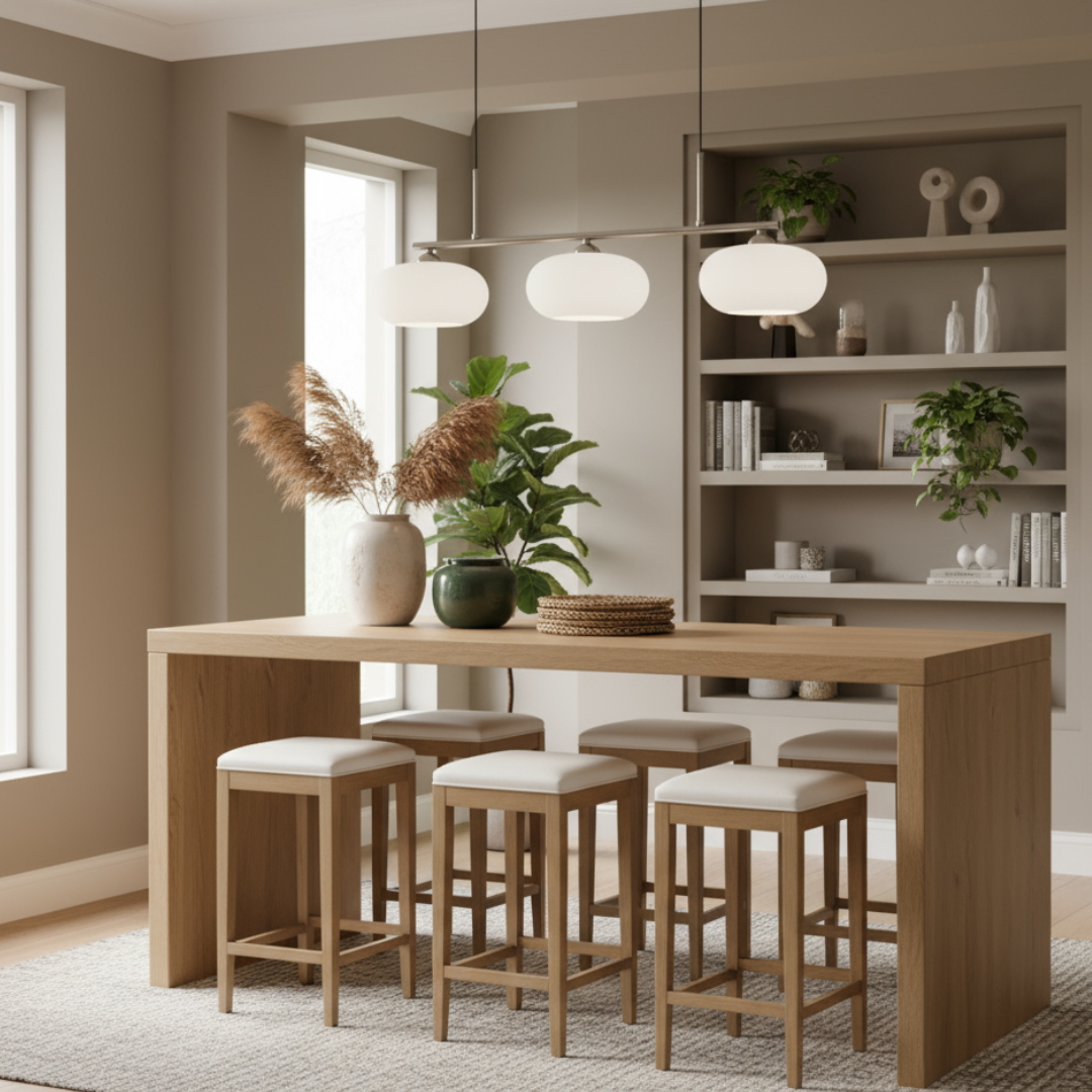 Pendelleuchte 3-flammig Linear