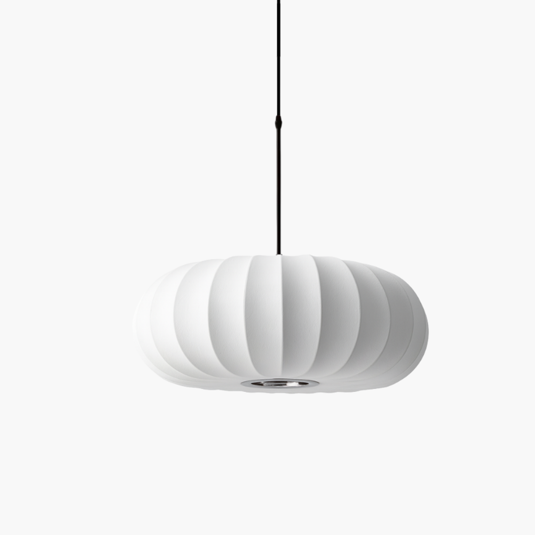 Pendelleuchte Gerippter Ovalkörper