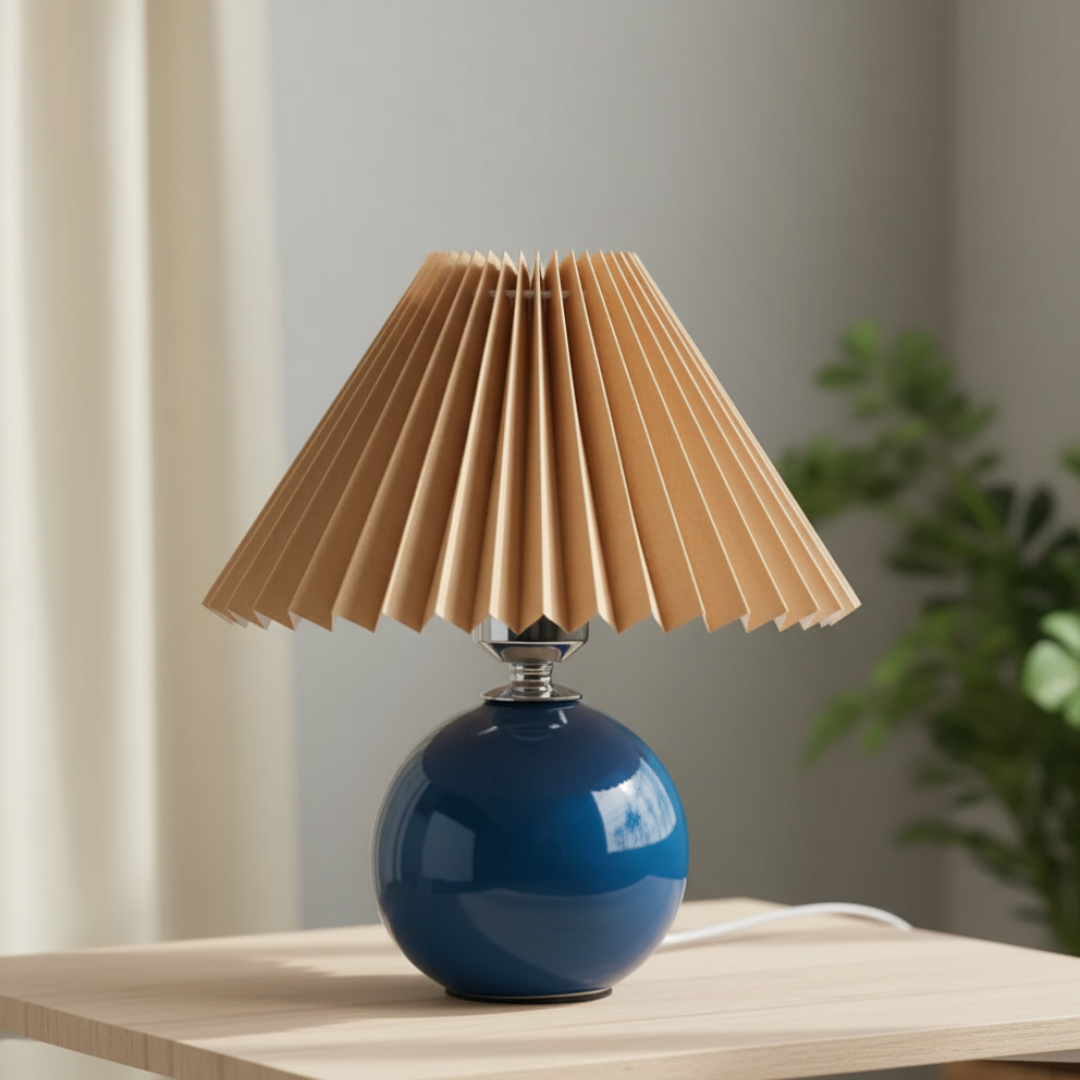 Tischlampe Faltenschirm