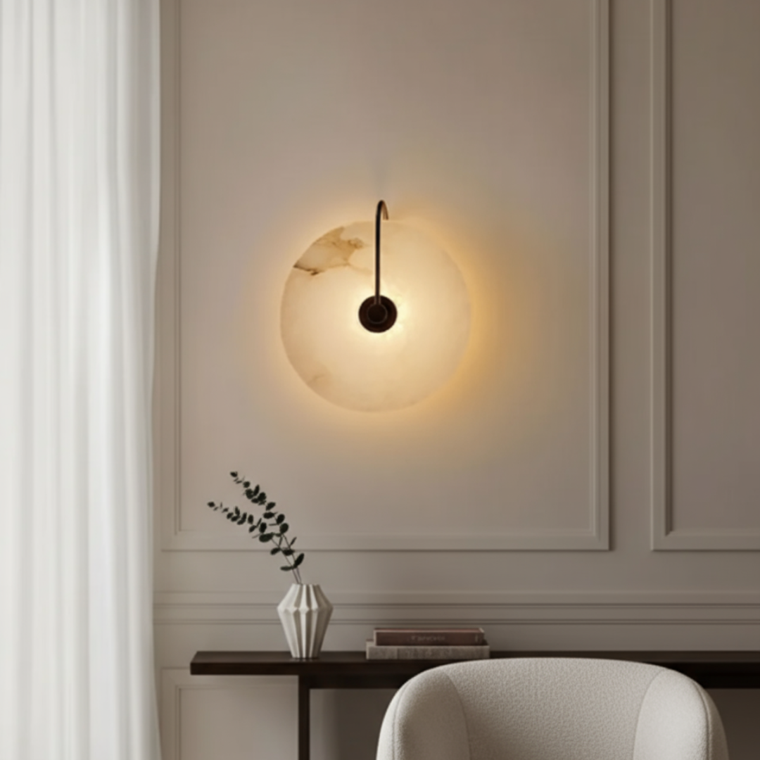 Wandleuchte Modernes Alabaster Design