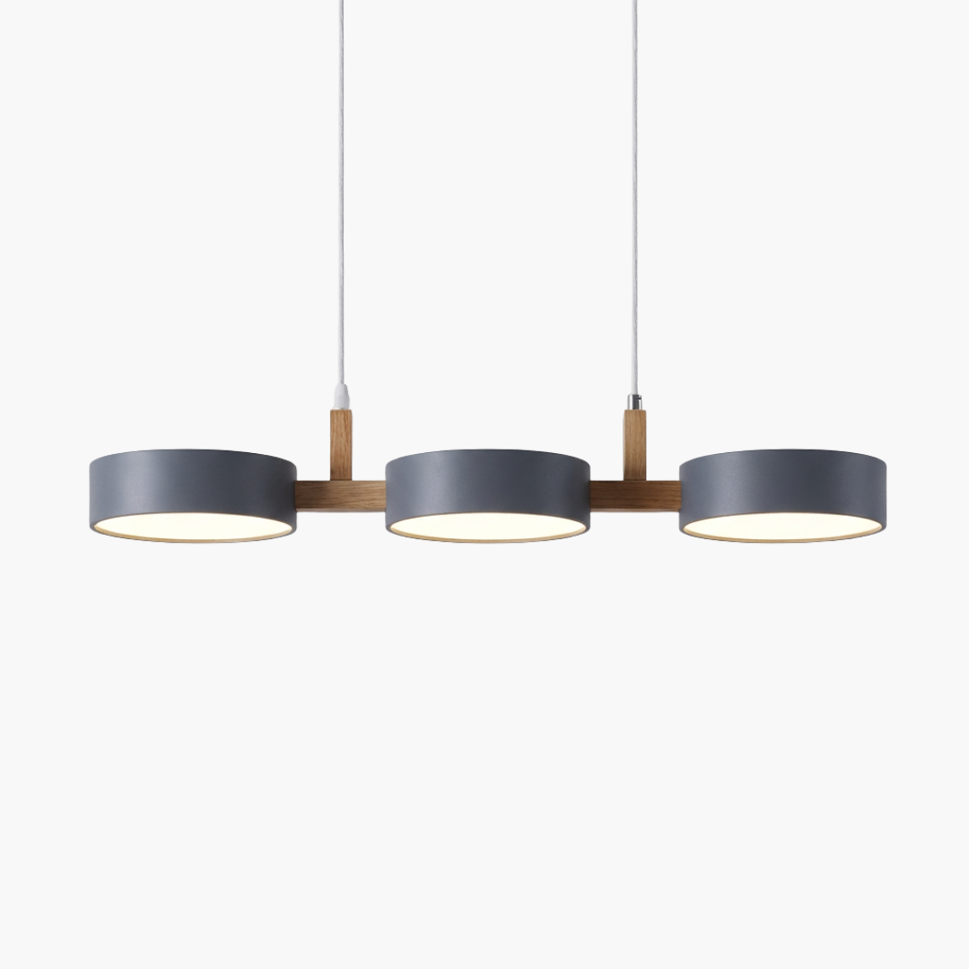 Pendelleuchte Dreifach Rundpanel