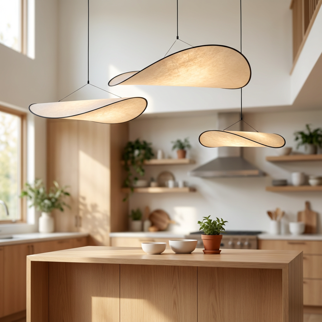 Pendelleuchte Geschwungte Form Lampe