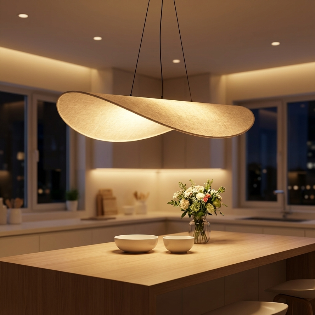 Pendelleuchte Geschwungte Form Lampe