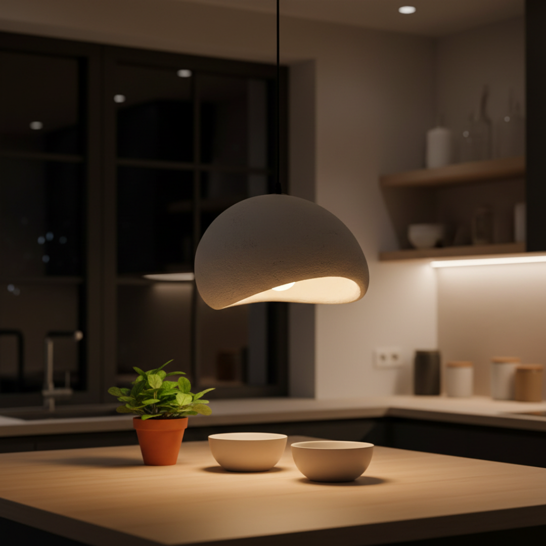 Pendelleuchte Halbkuppel Lampe