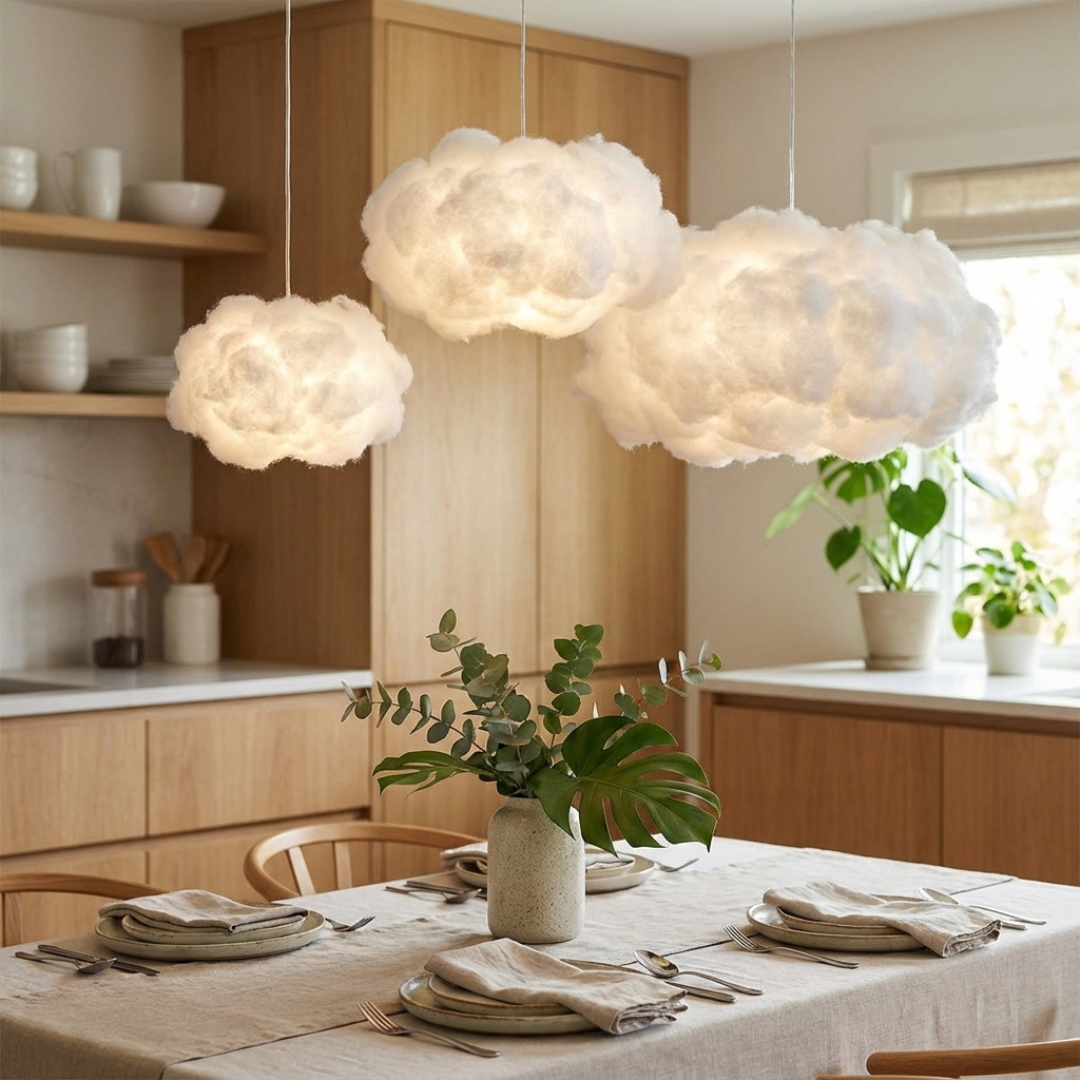 Pendelleuchte Wolke Form Lampe