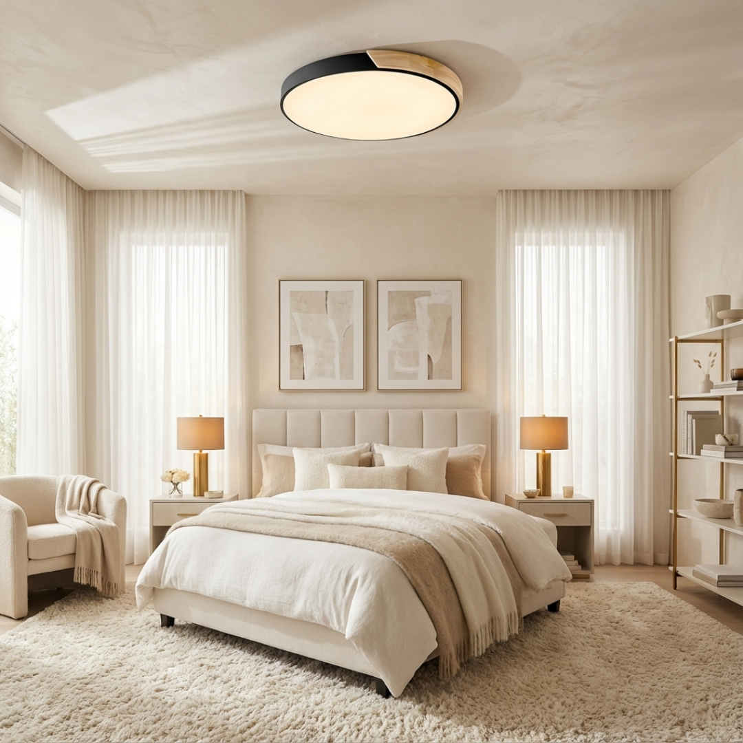 Deckenleuchten Flache Rundform Lampe