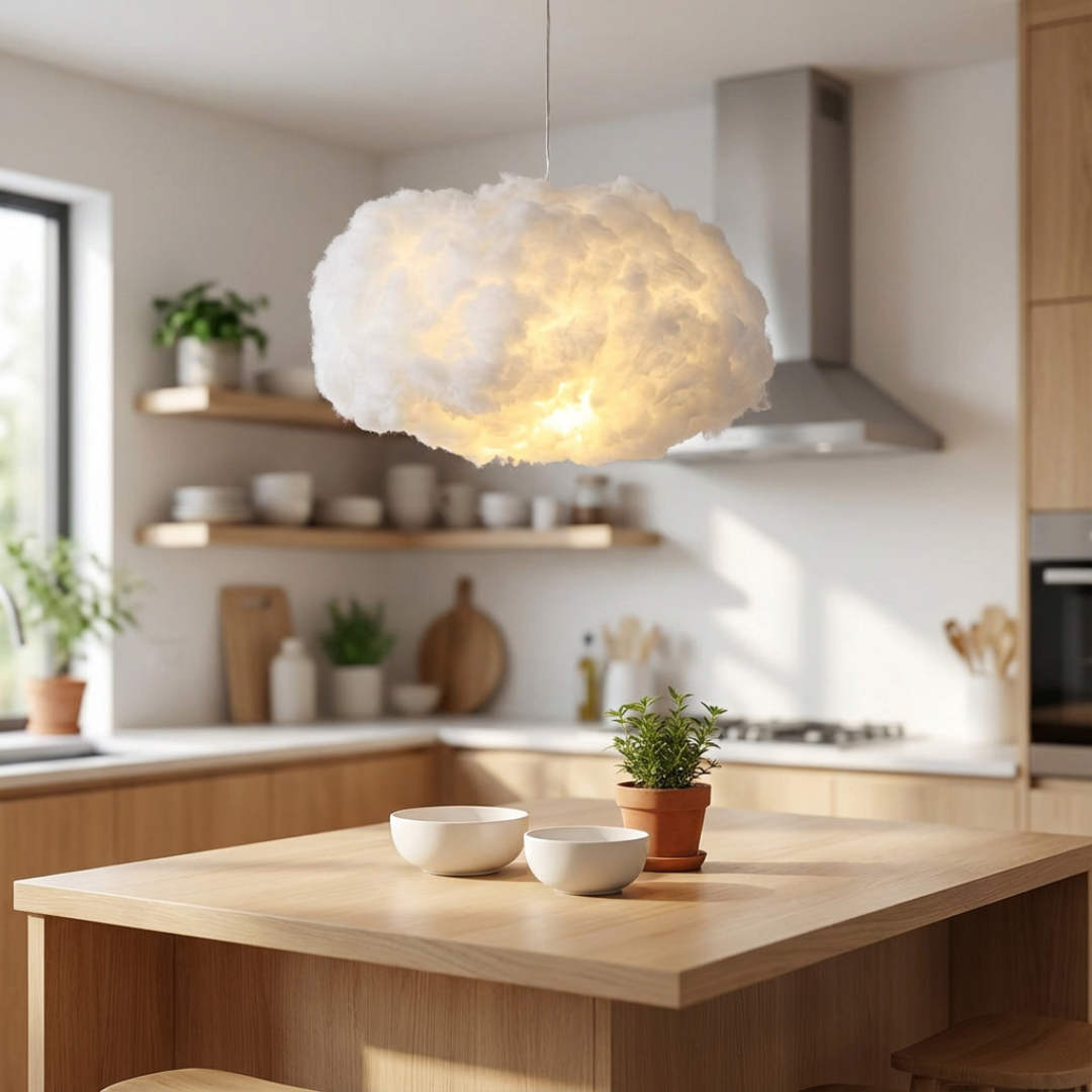 Pendelleuchte Wolke Form Lampe