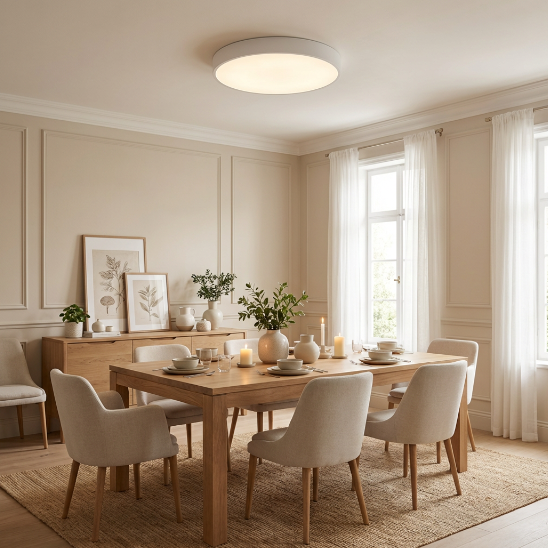 Deckenleuchten Flache Rundform Lampe