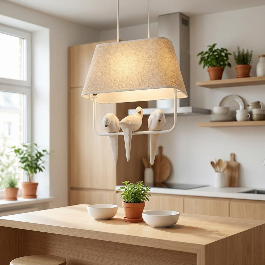 Pendelleuchte Vogelrahmen Lampe