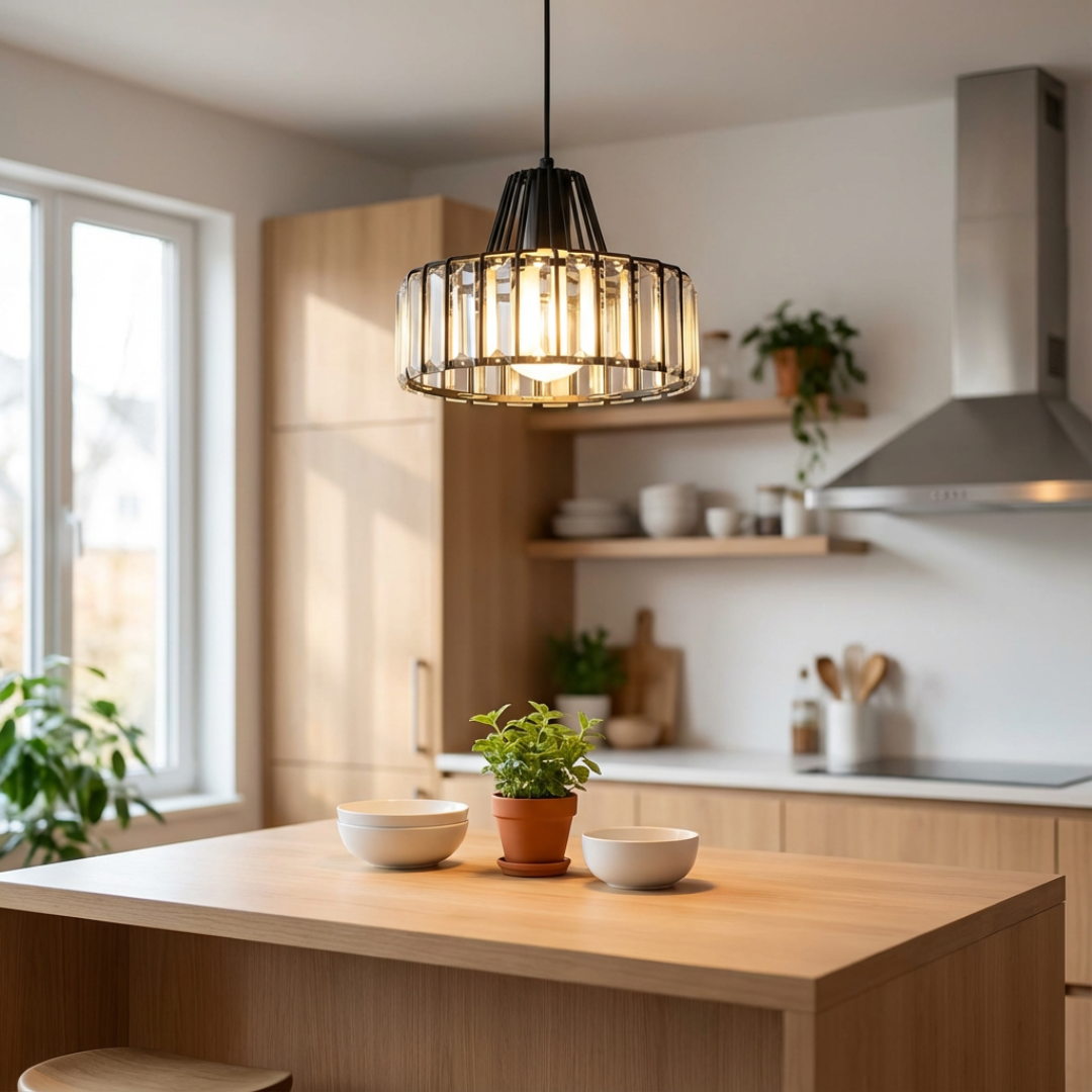 Pendelleuchte Rundkäfig Lampe