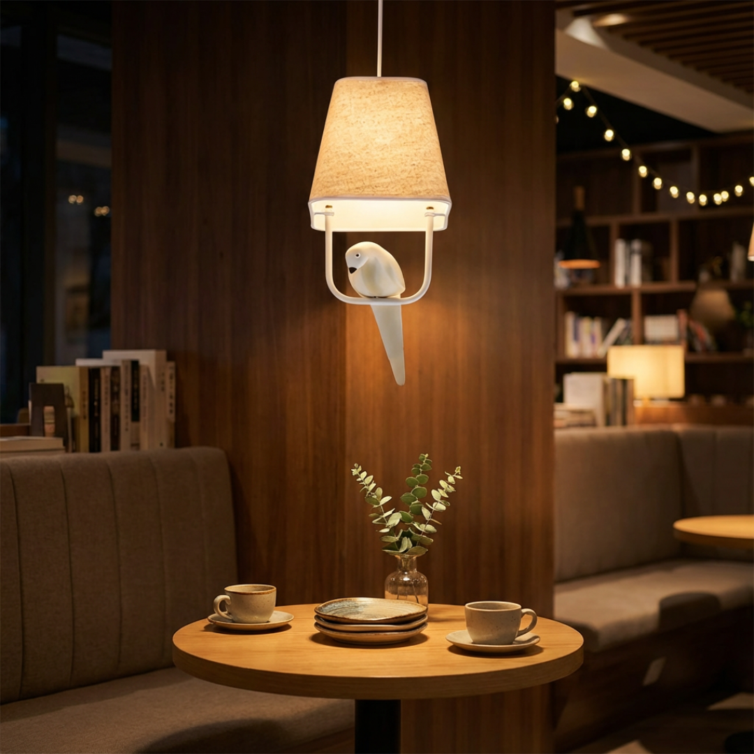 Pendelleuchte Vogelrahmen Lampe